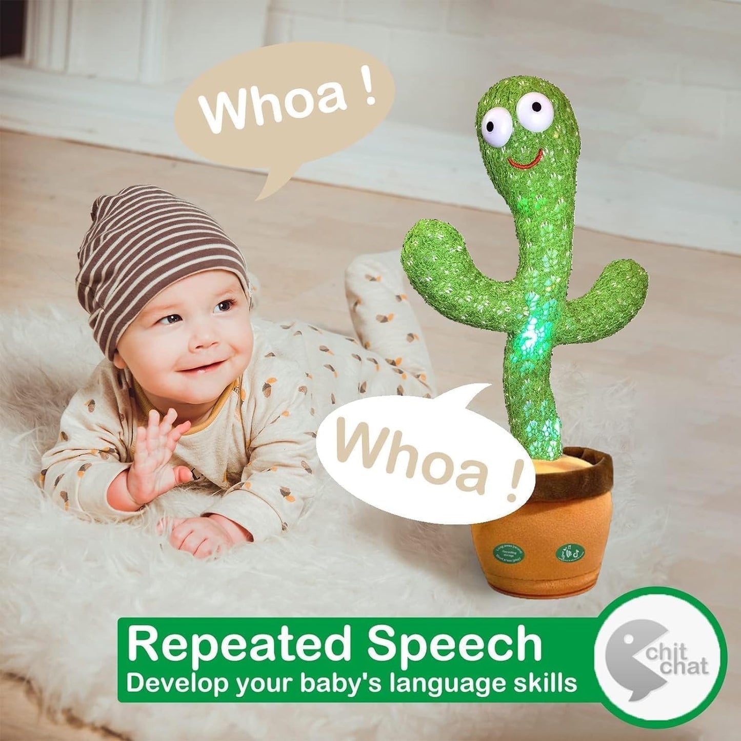 Musical Dancing & Mimicry Cactus Toy
