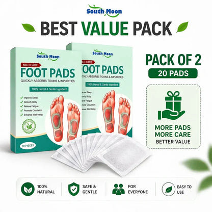 Herbal Ingredient Detox Foot Pads (PACK OF 2)